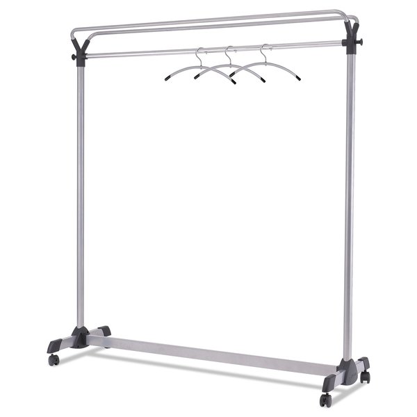 Alba Large Capacity Garment Rack, 63.5w x 21.25d x 67.5h, Black/Silver PMGROUP3